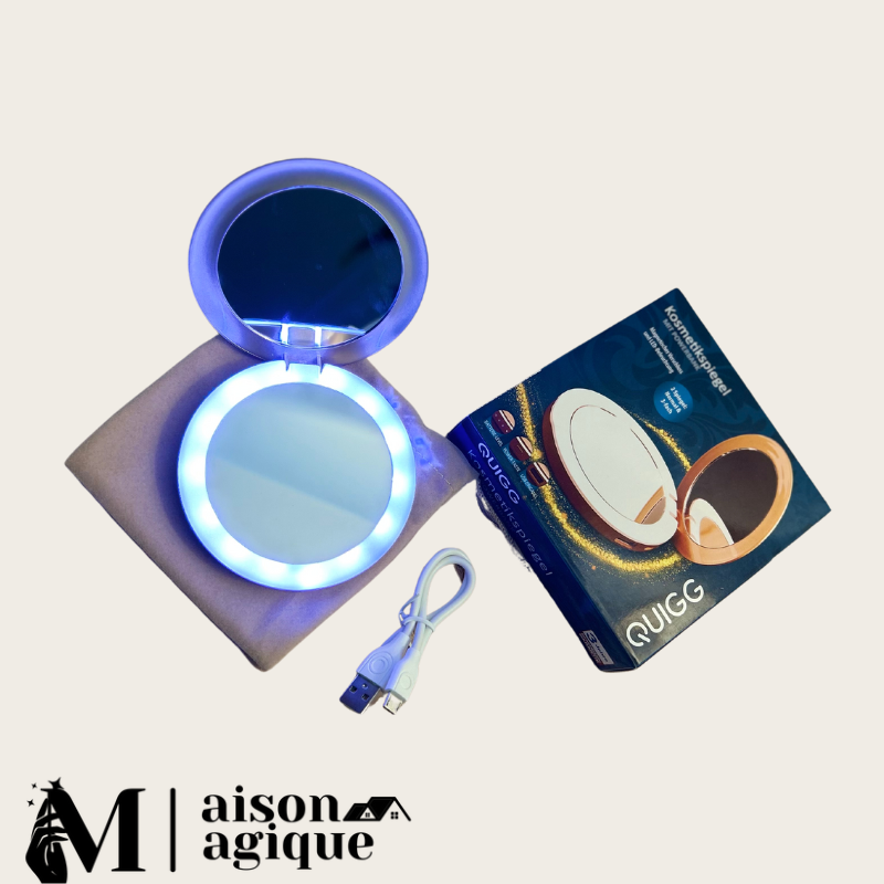 PACK DE : Sheglam Blush + Miroir de maquillage LED avec power bank portable