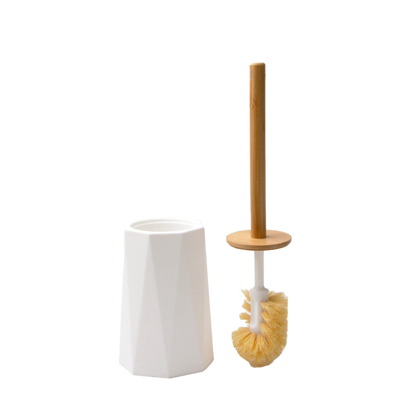 Brosse WC Murale avec Manche en Bambou
