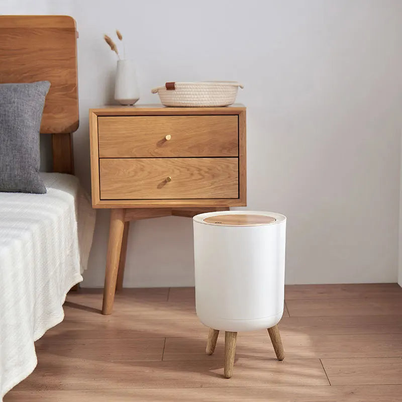 Poubelle Design Scandinave à Pieds Hauts