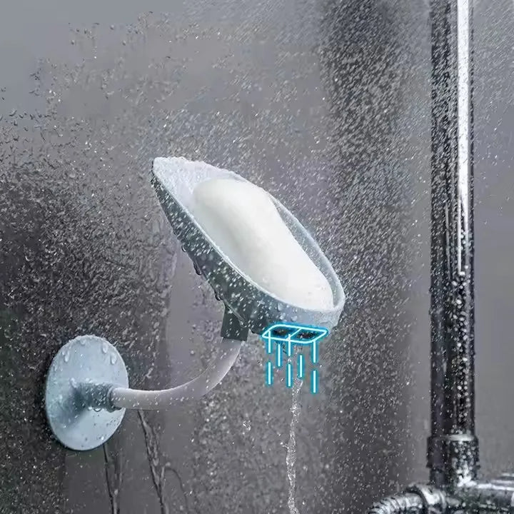 le porte-savon en forme de feuille, Baleine.