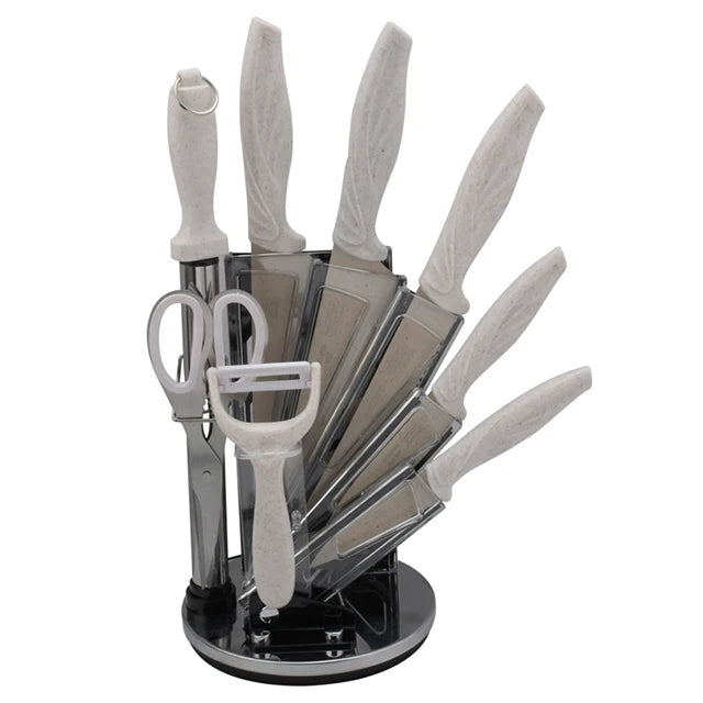 Ensemble de Couteaux en Acier Inoxydable