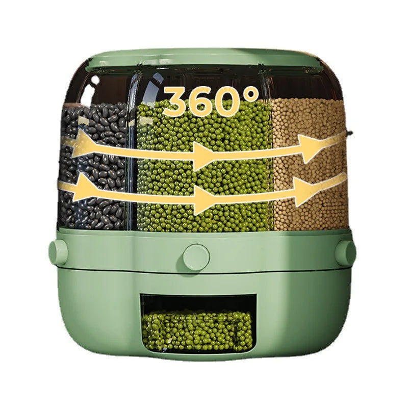 Distributeur de céréales rotatif à 360