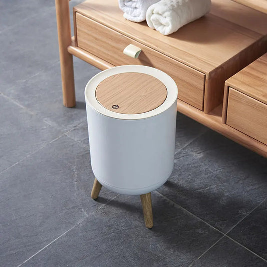 Poubelle Design Scandinave à Pieds Hauts