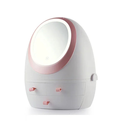 Boite De Rangement Cosmétique Avec Miroir Led